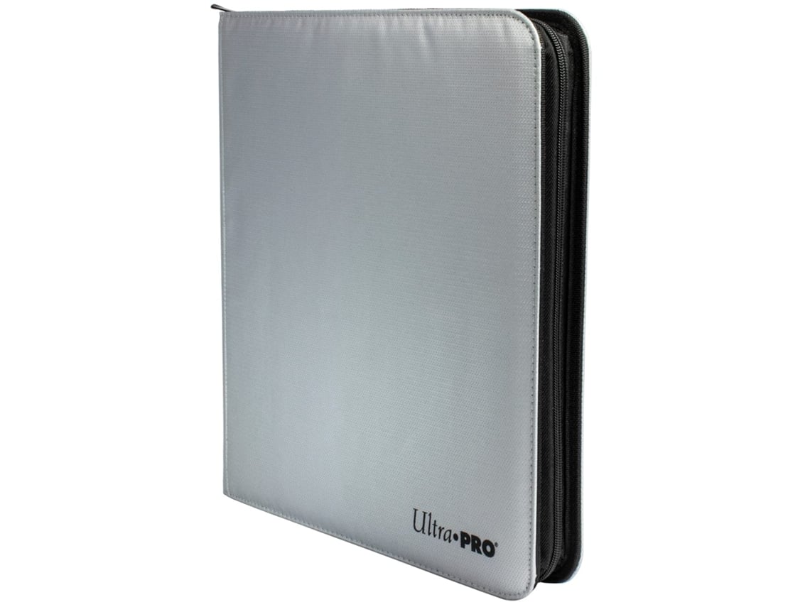 TCG Binder 12-Pocket mit Zipper - silber - Ultra Pro