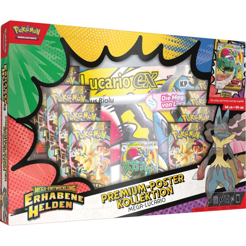 Pokémon - Premium-Poster-Kollektion - Erhabene Helden: Mega-Lucario - Deutsch