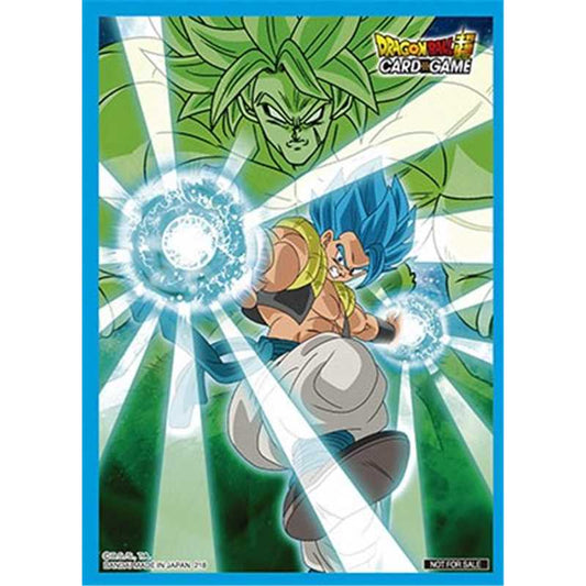 Dragon Ball Fusion - Standard Size Deck Protector Sleeves - Blue Gogeta