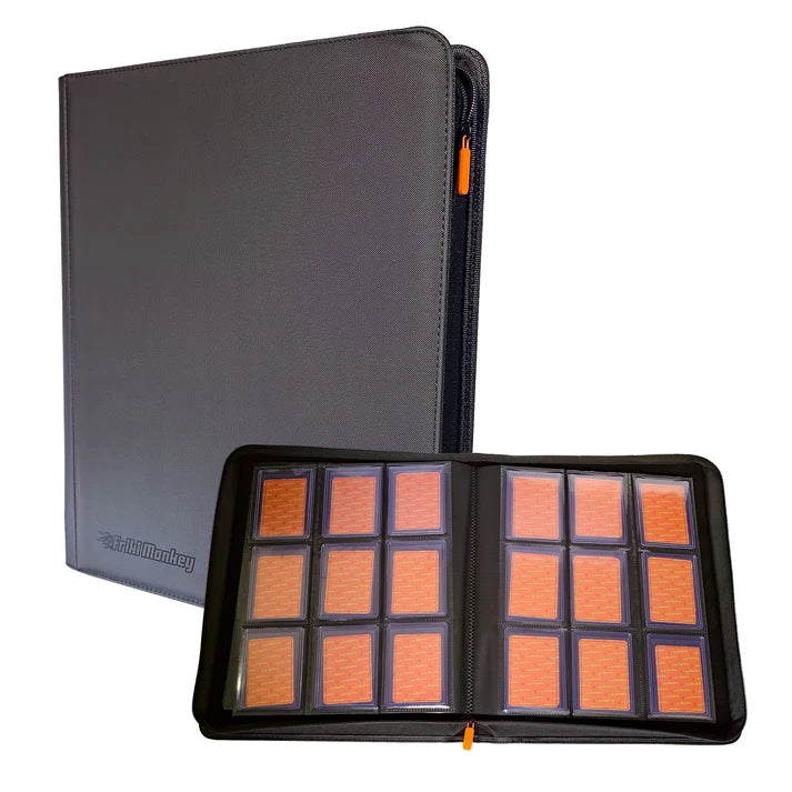 TCG Toploader-Binder 3x3 mit Zipper - Friki Monkey