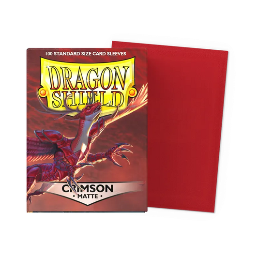 Dragon Shield: Crimson Red - Matte Sleeves - Standard Size