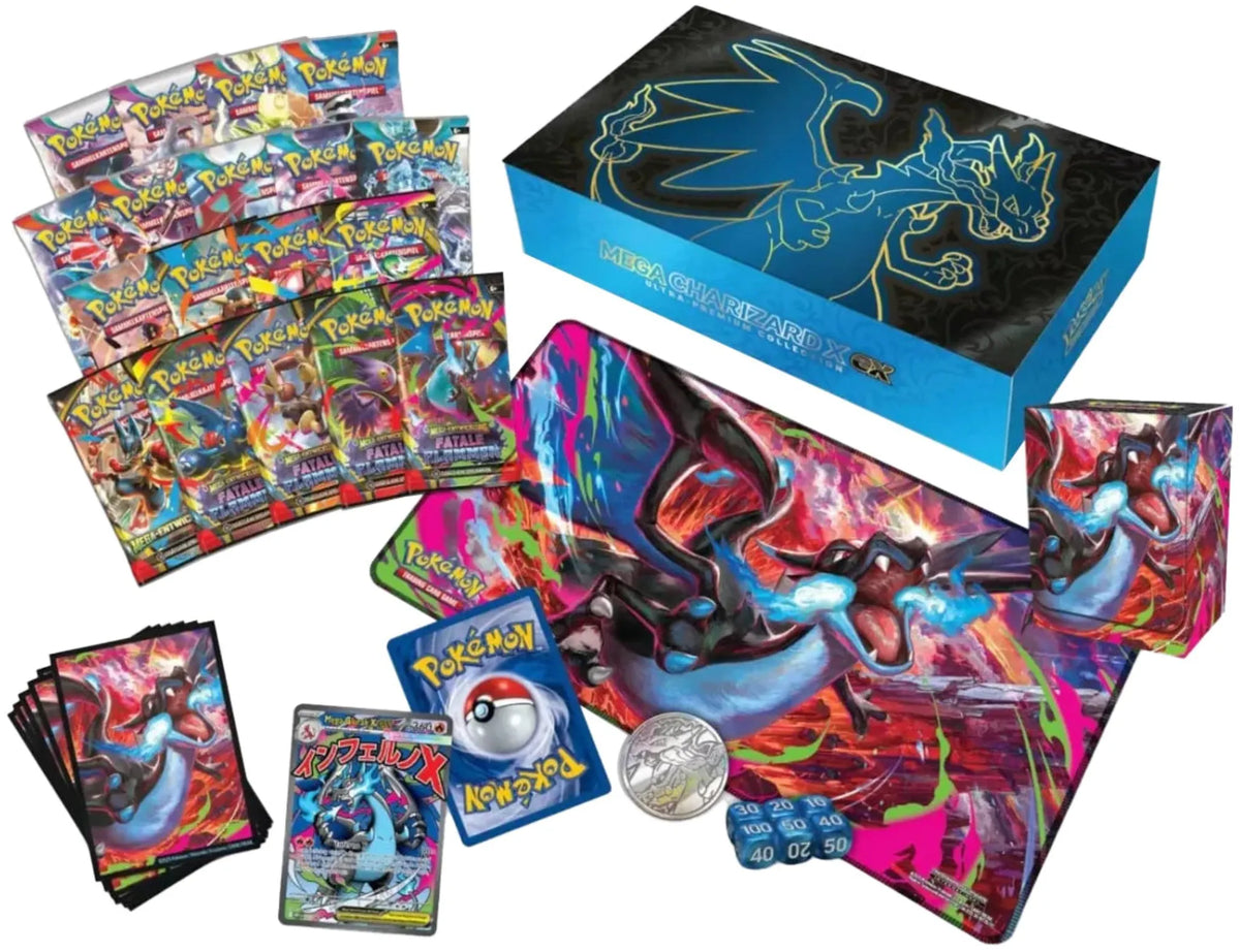 Pokémon Mega-Glurak X -ex Ultra-Premium-Kollektion Deutsch