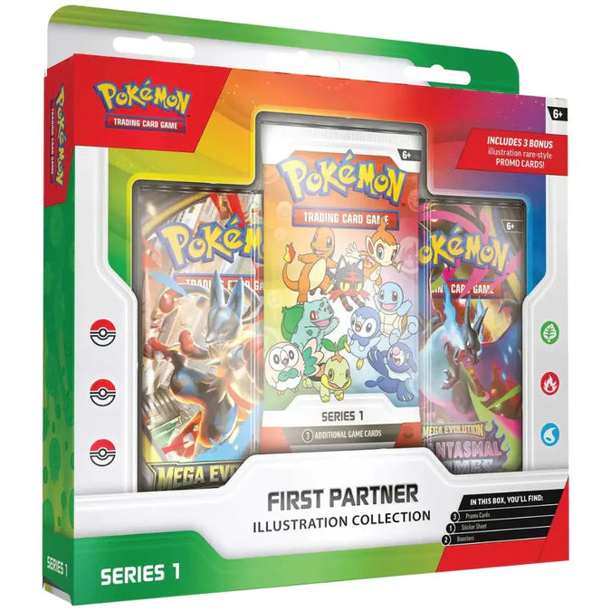 Pokémon First Partner Illustration Collection - Series 1 - Englisch