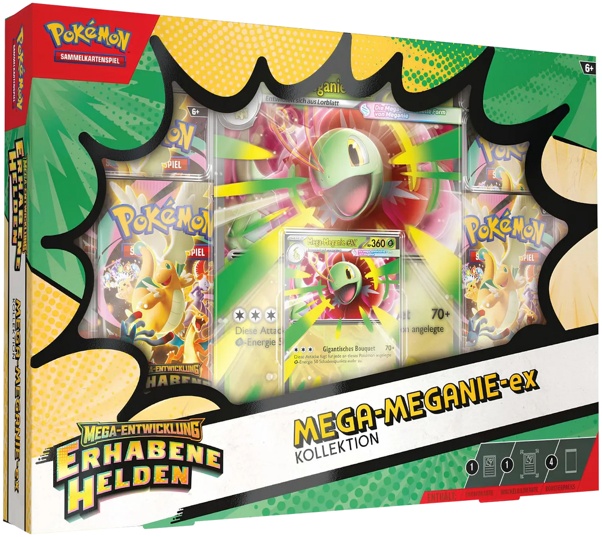 Pokémon - Mega-Entwicklung: Erhabene Helden Meganie Kollektion - deutsch