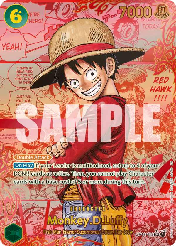 One Piece Card Game OP13 Carrying on His Will Booster Englisch