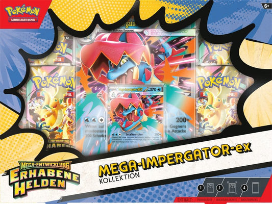 Pokémon - Mega-Entwicklung: Erhabene Helden Impergator Kollektion - deutsch