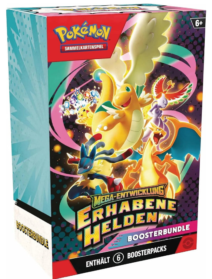 Pokemon TCG - Mega-Entwicklung Erhabene Helden Boosterbundle - Deutsch