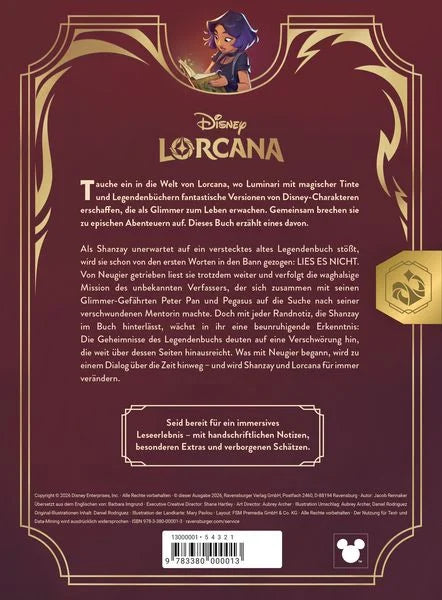 Disney Lorcana - Quest of Wonders - Legendenbuch eines Luminari