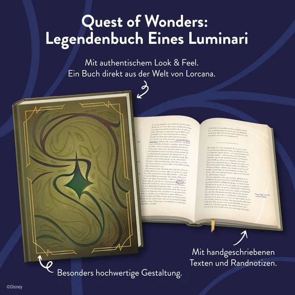 Disney Lorcana - Quest of Wonders - Legendenbuch eines Luminari