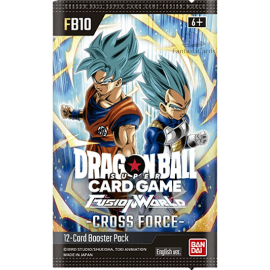 Dragon Ball Super Card Game - Fusion World - FB10 - Cross Force - Booster [ENG]