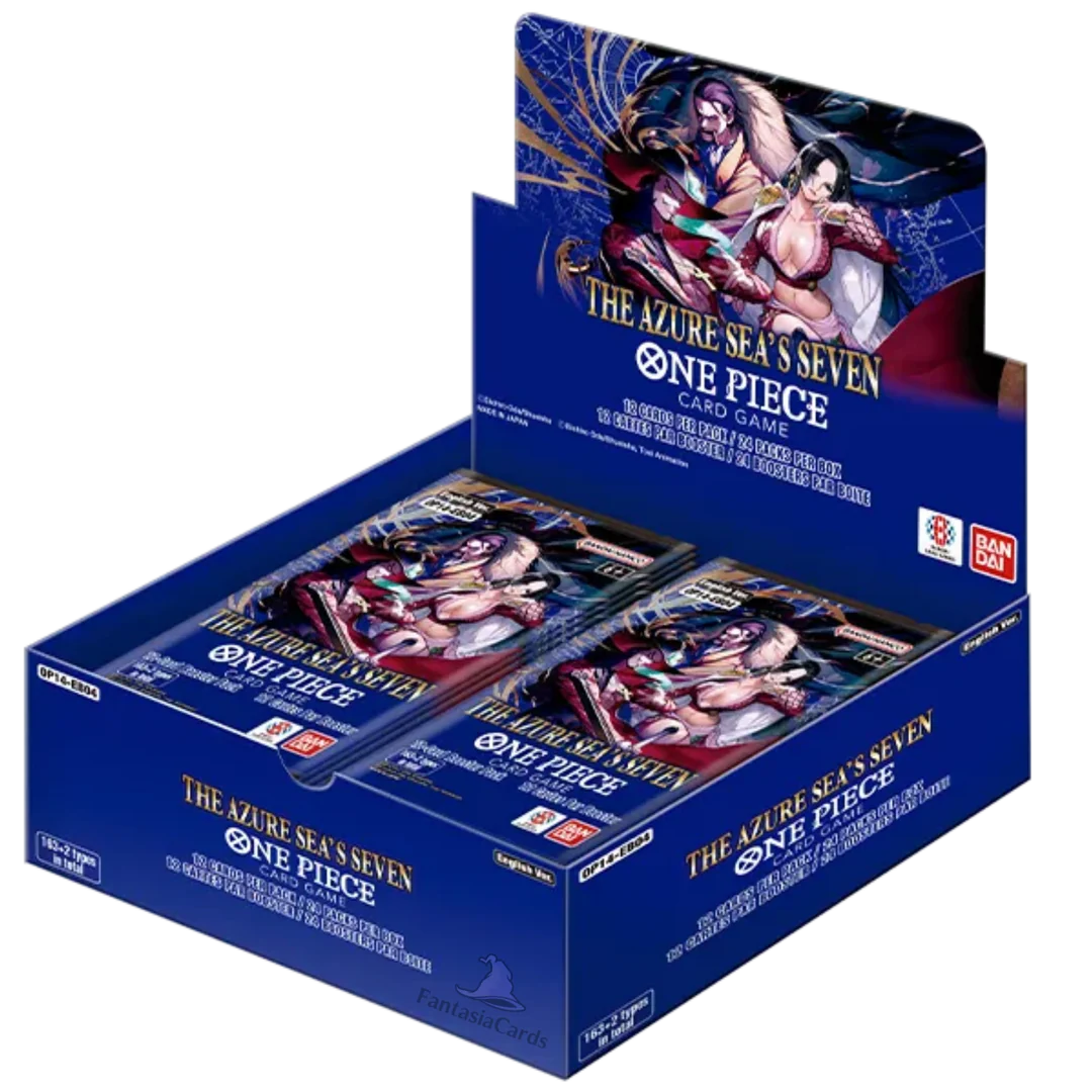 One Piece Card Game OP14 The Azure Sea's Seven Display – Englisch