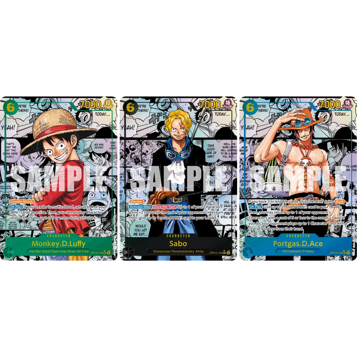 One Piece Card Game OP13 Carrying on His Will Booster Englisch