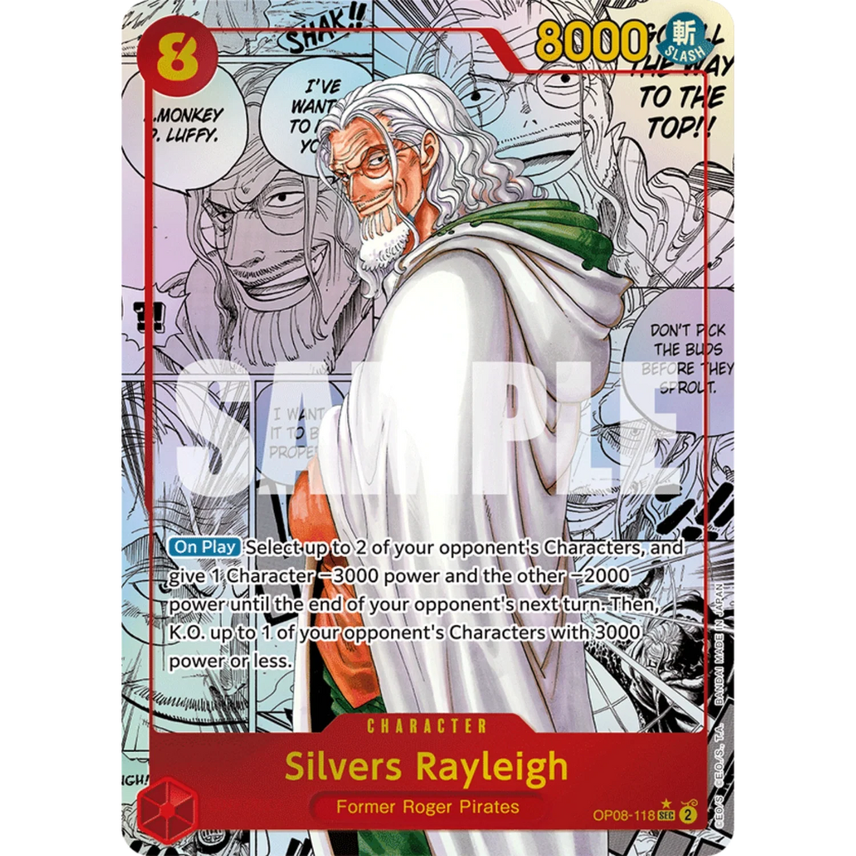 One Piece Card Game OP08 Two Legends Booster Englisch