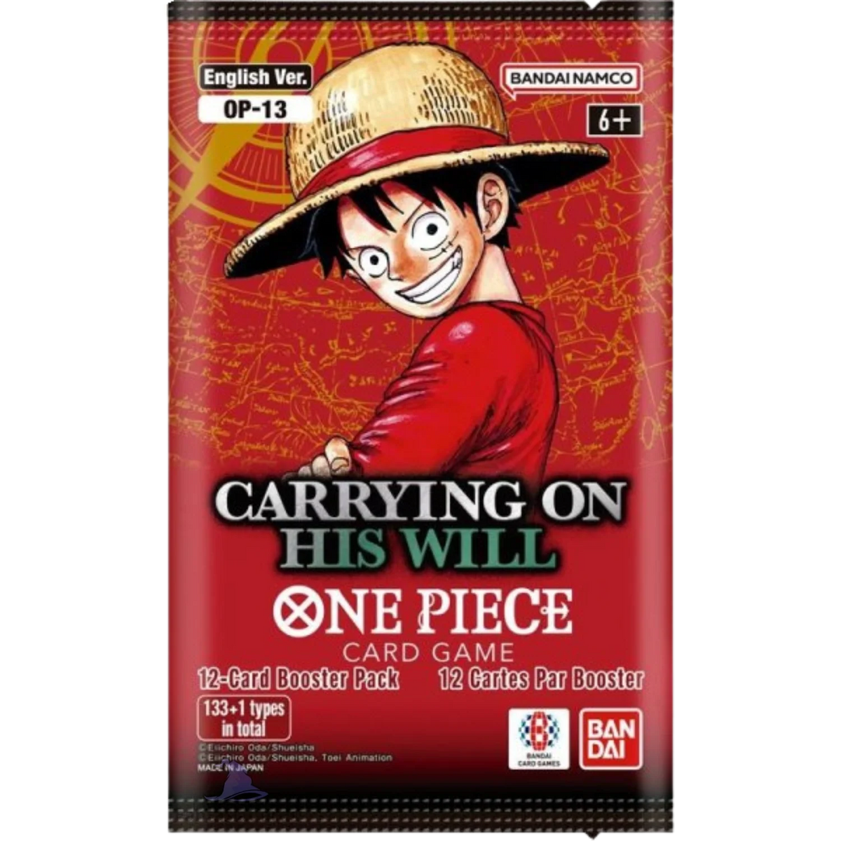 One Piece Card Game OP13 Carrying on His Will Booster Englisch