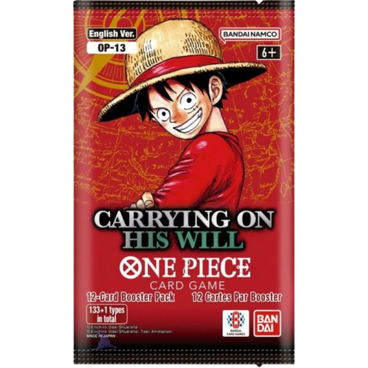 One Piece Card Game OP13 Carrying on His Will Booster Englisch